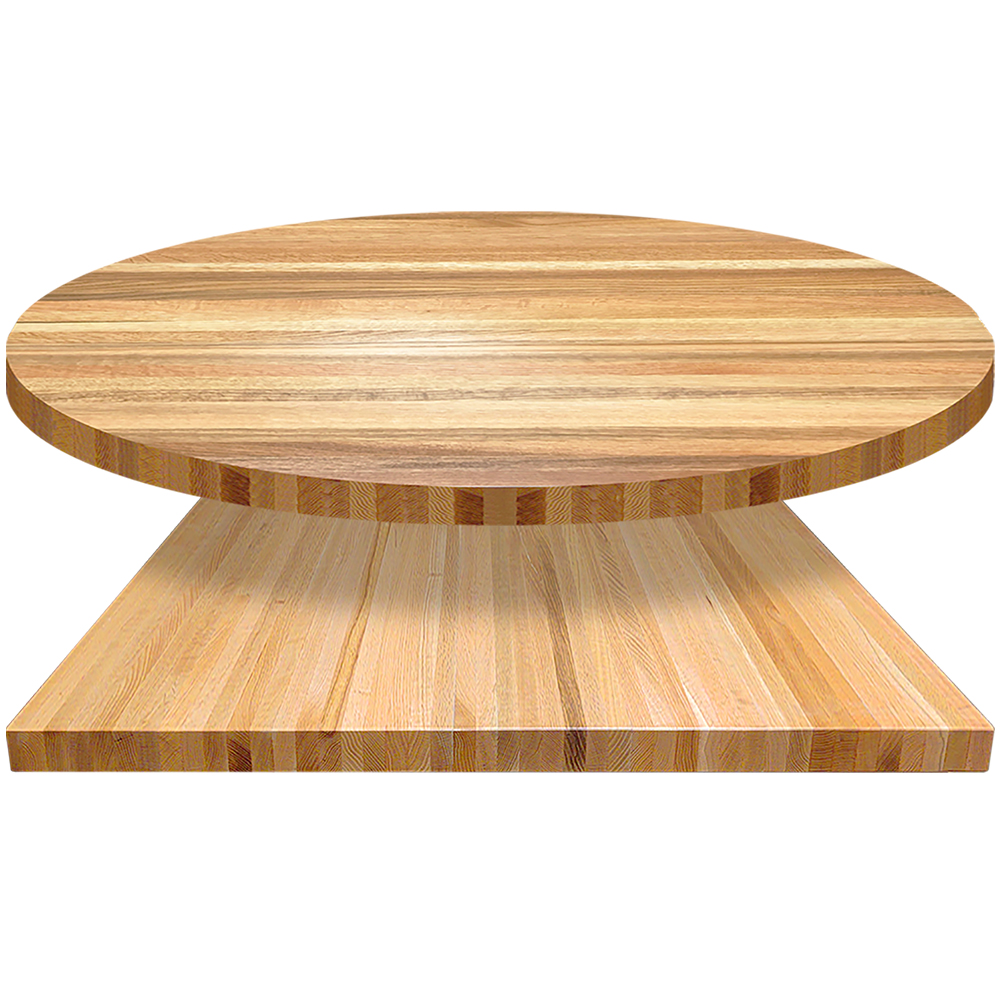 Solid Wood Butcher Block Table Top, Premium, Oak, 42