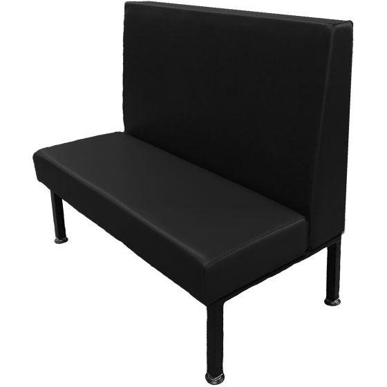Union Station Modern Style Restaurant Booth with Unitized Steel Frame - Single - 96" W