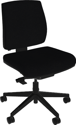 Sitmatic AutoSit.™ 450 LB 24/7 Adjustable Mid Back Value Desk Chair with Rocking and Adjustable Seat Depth
