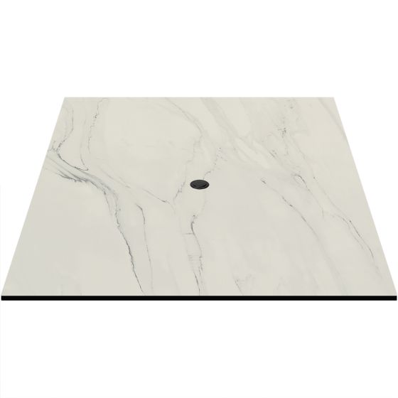 COMPCOR Outdoor Table Top - 30" x 48" - Modern Marble