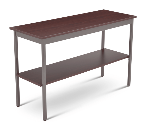 HUSKY Seating® Heavy Duty 500 LB Utility Table w/ Shelf - 18" x 30"