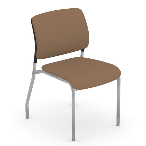 9to5 Seating Clary Upholstered Back Stacking 300 LB Guest Chair