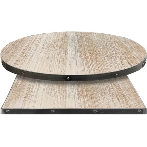 Fortress Table Top, Whitewash, Oak, 36" x 48"