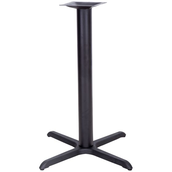 Pro-Tough 33" x 33" X-Cross Restaurant Table Base - Bar Height