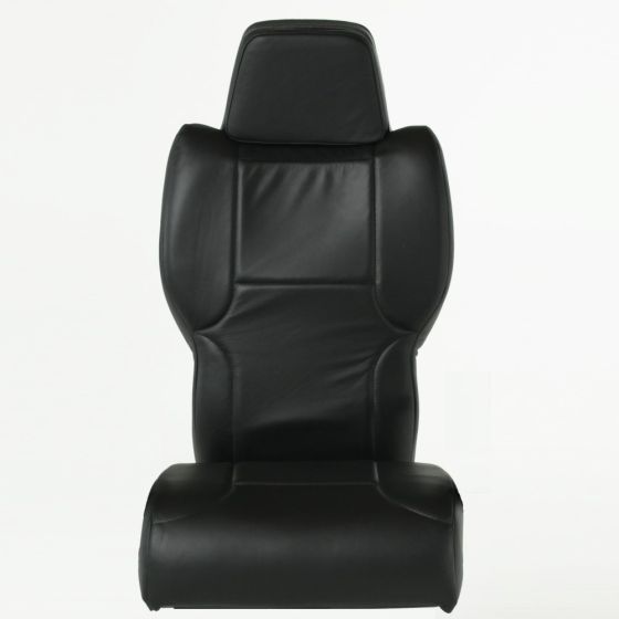 Concept Seating 3142 Leather Coverset With Foam & Headrest, Black
