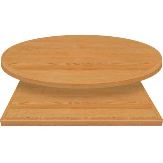 Smart Wood Table Top, Oak, 60" Round