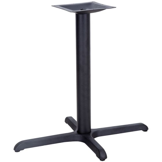 Pro-Tough 22" x 30" X-Cross Restaurant Table Base - Table Height