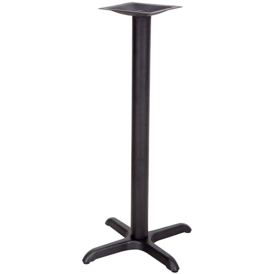 Pro-Tough 22" x 22" X-Cross Restaurant Table Base - Bar Height