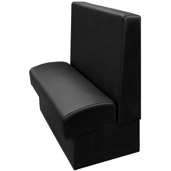 Ambrose Plain Back Restaurant Booth - Single - 30" W