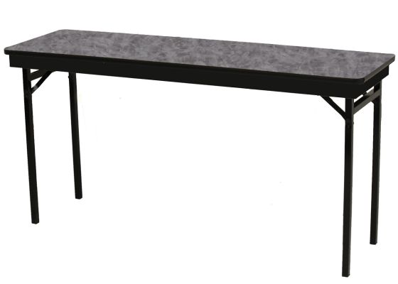 HUSKY Seating® Extreme Duty 1000 LB Four Leg Folding Table with Plywood Core-18" W x 96" L