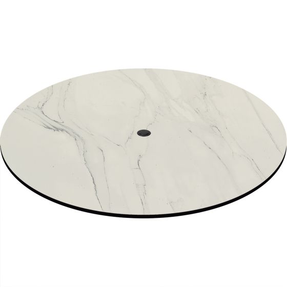 COMPCOR Outdoor Table Top - 30" Round" - Modern Marble