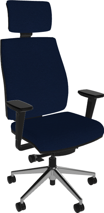 Sitmatic AutoSit.™ 450 LB 24/7 Adjustable High Back Operator Chair with Rocking, Headrest, ViscoElastic Seat Foam & Adjustable Arms