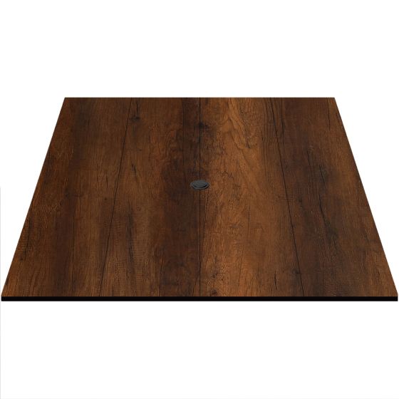 COMPCOR Outdoor Table Top - 30" x 48" - Knotty Oak