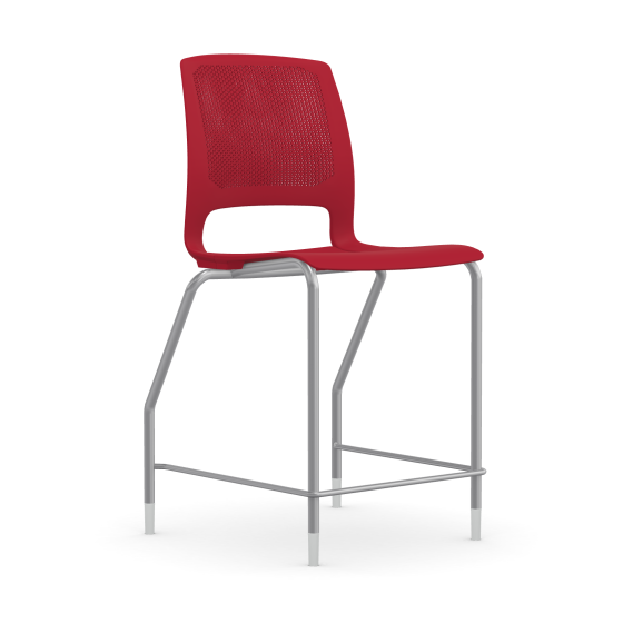 9to5 Seating Dash 24" Counter Height 300 LB Stool, Armless