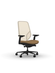 9to5 Seating Tori High-Back 300 LB Office Chair, Deluxe Synchro Control, Mesh Back, Height Adjustable Arms