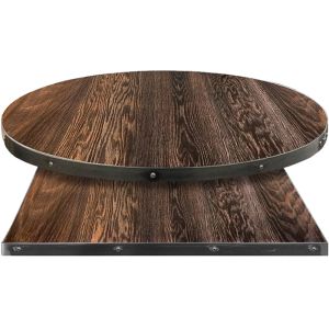 Fortress Table Top, Charred Darkwash, Oak, 24" x 48"