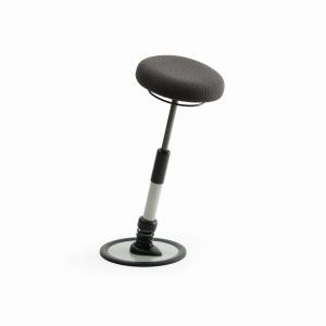 Sitmatic Pogo® 450 LB 24/7 Standing Assist with Silver Frame, Black Spring, & Upholstered Circular Seat