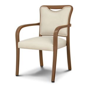 Kwalu Symphony Healthcare Facility Stacking Chair, Dolce Flared Leg, Showframe with Cleanout & Handgrip, Flared Back