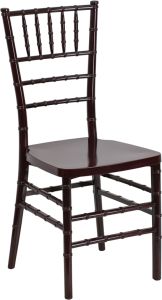 HUSKY Seating® 1000 LB  Stacking Chiavari Chair-Mahogany