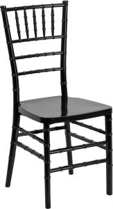 HUSKY Seating® 1000 LB  Stacking Chiavari Chair-Black