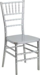 HUSKY Seating® 1000 LB  Stacking Chiavari Chair-Silver