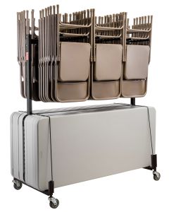 Folding Chair and Table Combo Dolly