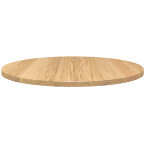 Solid Wood Plank Storing Drop Leaf Table Top, Premium, Maple, 42" x 42" to 60" Round