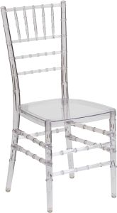 HUSKY Seating® 1100 LB Crystal Ice Stacking Chiavari Chair