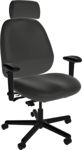 Sitmatic BigBoss™ 550 LB Ergonomic 24/7 Desk Chair with Headrest, Rocking, Extra Wide Seat, & Seat Slider