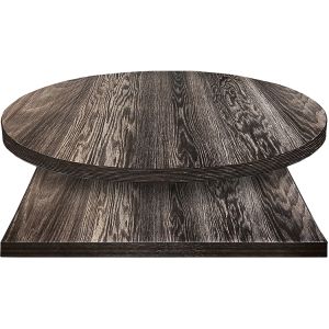 Charred Dark Wash Reclaimed Design Table Top - 36" x 60" x 2"
