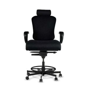 Concept Seating 550 LB 24/7 Multi-Shift Extra Wide Heavy Duty Operator Stool - Model 3152HR Stool