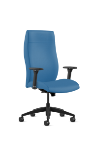 9to5 Seating Acclaim High-Back 300 LB Executive Office Chair, Full Synchro Tilt Control, 8-Way Adjustable Arms