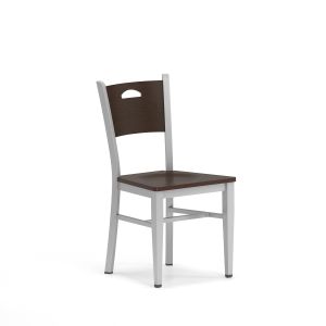 Lesro Concord 350 LB Heavy Duty Café Chair - Wood Seat
