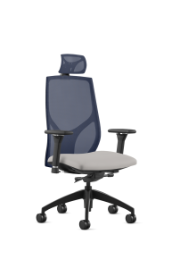9to5 Seating Vault Mesh High-Back 300 LB Office Chair, Adjustable Back, Seat Slider, Enhanced Knee Tilt Control, 8-Way Adjustable Arm