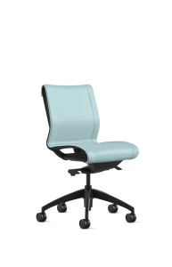 9to5 Seating Cydia 300 LB Upholstered Mid-Back Office Chair, Knee Tilt Control