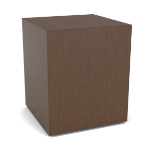 Lesro Mystic Lounge Reception Cube Table, 17" W x 17" D x 20" Tall with Laminate Top