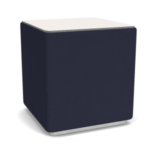Lesro Bloom Cube Table with Solid Surface Top - 20" Tall