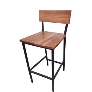 Timber Series 500 LB Restaurant Bar Stool, Timber Stain