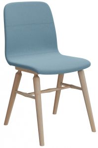 Jasper Chair 350 LB Hinton Bentwood Side Chair - Upholstered Seat and Back