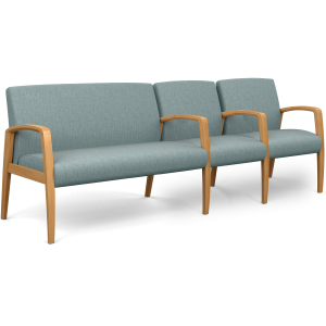 SitOnIt Aviera Wood Reception Seating, Multiseating