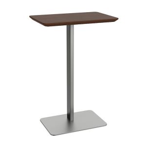 Lesro Opal 18" x 12" Personal Table with High Pressure Laminate Top and Steel Frame