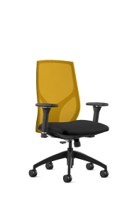 9to5 Seating Vault Mid-Back Mesh Task Chair - Upholstered Seat