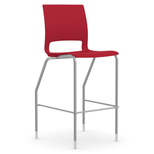 9to5 Seating Vox 300 LB Bar Height Stool, Plastic Back, Armless