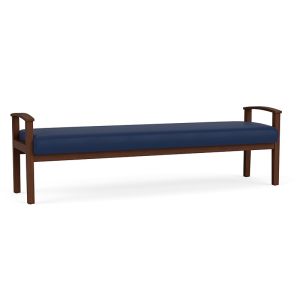 Lesro Amherst Wood® Heavy Duty 3 Seat Bench