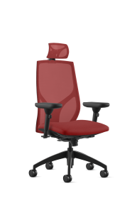 9to5 Seating Vault Mesh High-Back 300 LB Office Chair, Adjustable Back, Seat Slider, Full Synchro-Tilt Control, 6-Way Adjustable Arms