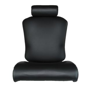 Concept Seating 3152 Leather Coverset With Foam & Headrest, Black