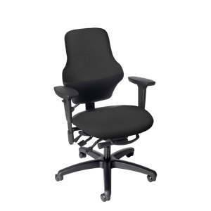 ergoCentric ergoForce 300 LB 24 Hour Multi Tilt Mid-Back Law Enforcement Officer's Chair