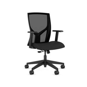 9to5 Seating @NCE 205 Office Chair - Mesh Mid-Back, Simple Synchro Control, Two Way Adjustable Arm