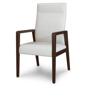 Kwalu Valdina 350 LB Healthcare Patient Chair With Wallsaver Design, Fixed Tall Back – 24”W