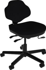 Sitmatic CooLean™ 450 LB 24/7 Intuitive QuickBack Chair with Scallop Back